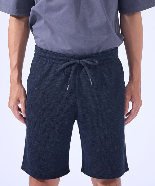 ABAHOUSE / アバハウス ショート・ハーフ・半端丈パンツ | 【セットアップ対応】バーズアイ イージー ショーツ | 詳細10