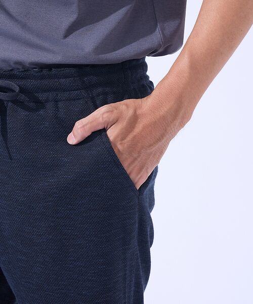 ABAHOUSE / アバハウス ショート・ハーフ・半端丈パンツ | 【セットアップ対応】バーズアイ イージー ショーツ | 詳細11