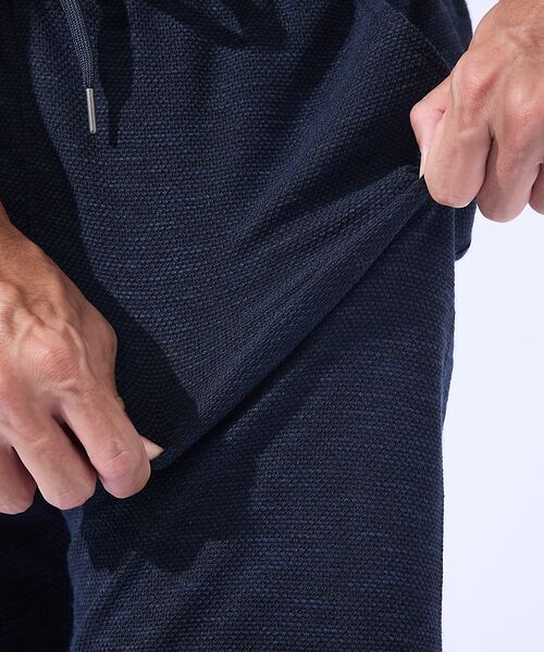 ABAHOUSE / アバハウス ショート・ハーフ・半端丈パンツ | 【セットアップ対応】バーズアイ イージー ショーツ | 詳細13