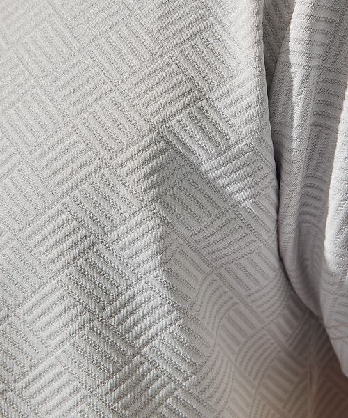 ABAHOUSE / アバハウス Tシャツ | ジオメトリック柄 クルーネック 半袖 Tシャツ | 詳細3