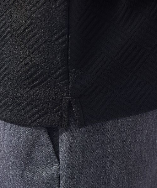 ABAHOUSE / アバハウス Tシャツ | ジオメトリック柄 クルーネック 半袖 Tシャツ | 詳細13