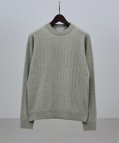 ABAHOUSE / アバハウス ニット・セーター | 【カシミヤタッチ】プルオーバー クルーネック ニット / ウォッシャブル