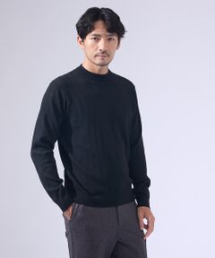 ABAHOUSE / アバハウス ニット・セーター | 【カシミヤタッチ】プルオーバー クルーネック ニット / ウォッシャブル