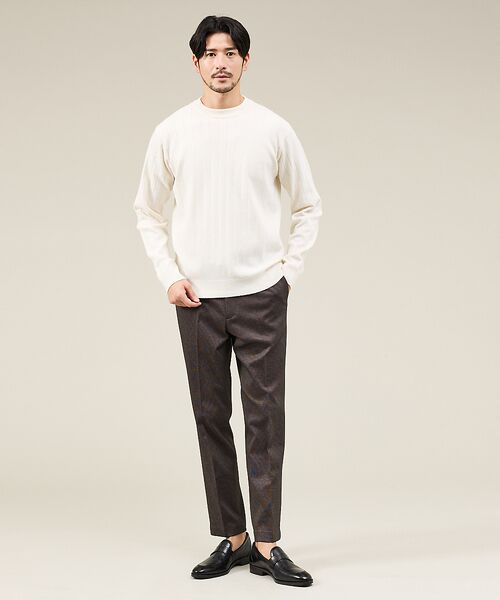 ABAHOUSE / アバハウス ニット・セーター | 【カシミヤタッチ】プルオーバー クルーネック ニット / ウォッシャブル | 詳細3