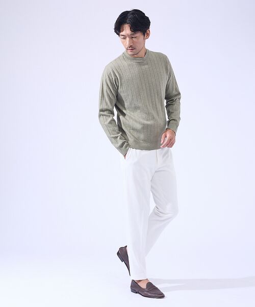 ABAHOUSE / アバハウス ニット・セーター | 【カシミヤタッチ】プルオーバー クルーネック ニット / ウォッシャブル | 詳細7