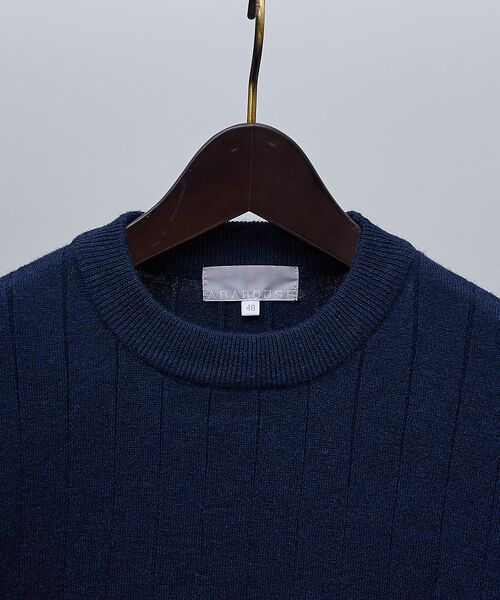 ABAHOUSE / アバハウス ニット・セーター | 【カシミヤタッチ】プルオーバー クルーネック ニット / ウォッシャブル | 詳細10