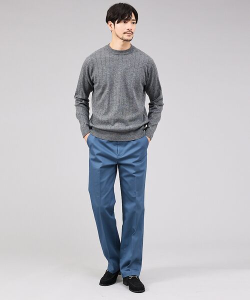 ABAHOUSE / アバハウス ニット・セーター | 【カシミヤタッチ】プルオーバー クルーネック ニット / ウォッシャブル | 詳細12