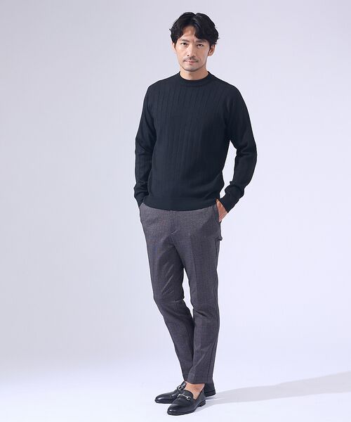 ABAHOUSE / アバハウス ニット・セーター | 【カシミヤタッチ】プルオーバー クルーネック ニット / ウォッシャブル | 詳細21
