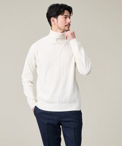 ABAHOUSE / アバハウス ニット・セーター | 【カシミヤタッチ】タートルネック ニット/ ウォッシャブル