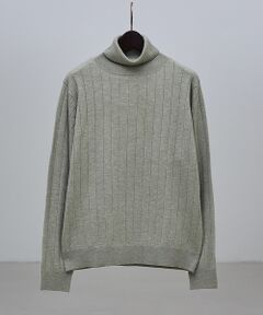 ABAHOUSE / アバハウス ニット・セーター | 【カシミヤタッチ】タートルネック ニット/ ウォッシャブル
