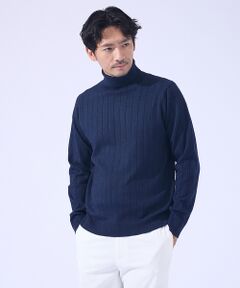 ABAHOUSE / アバハウス ニット・セーター | 【カシミヤタッチ】タートルネック ニット/ ウォッシャブル