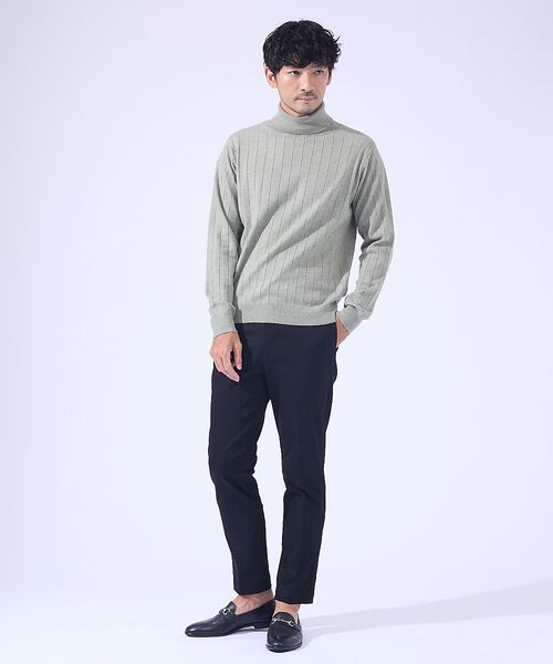 ABAHOUSE / アバハウス ニット・セーター | 【カシミヤタッチ】タートルネック ニット/ ウォッシャブル | 詳細6