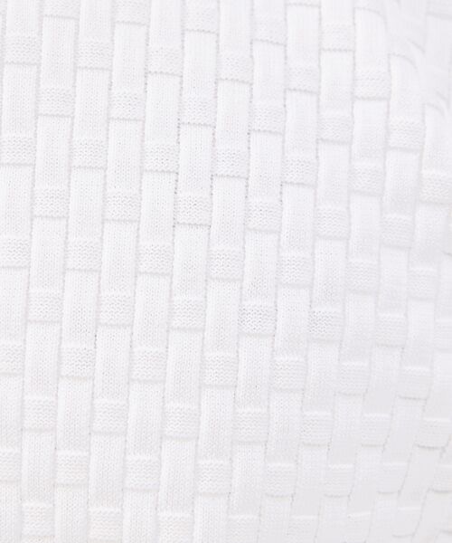 ABAHOUSE / アバハウス ニット・セーター | 【ハイストレッチ】ブロックチェック ジャガード モックネックニット | 詳細1