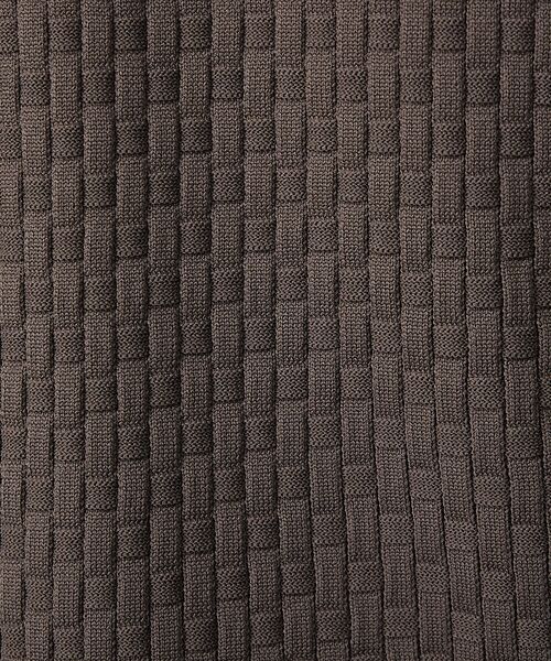 ABAHOUSE / アバハウス ニット・セーター | 【ハイストレッチ】ブロックチェック ジャガード モックネックニット | 詳細11