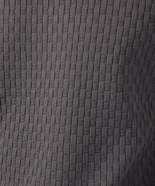 ABAHOUSE / アバハウス ニット・セーター | 【ハイストレッチ】ブロックチェック ジャガード モックネックニット | 詳細16