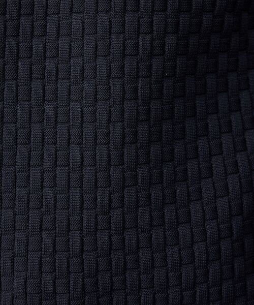 ABAHOUSE / アバハウス ニット・セーター | 【ハイストレッチ】ブロックチェック ジャガード モックネックニット | 詳細17