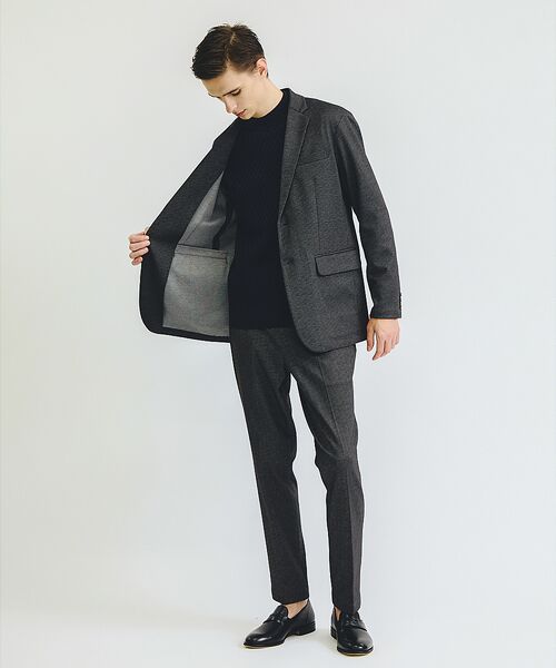 ABAHOUSE / アバハウス ニット・セーター | 【ハイストレッチ】ブロックチェック ジャガード モックネックニット | 詳細21