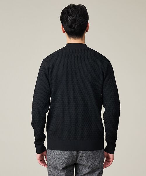 ABAHOUSE / アバハウス ニット・セーター | 【ハイストレッチ】ブロックチェック ジャガード モックネックニット | 詳細23