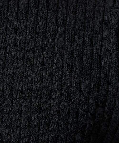 ABAHOUSE / アバハウス ニット・セーター | 【ハイストレッチ】ブロックチェック ジャガード モックネックニット | 詳細26