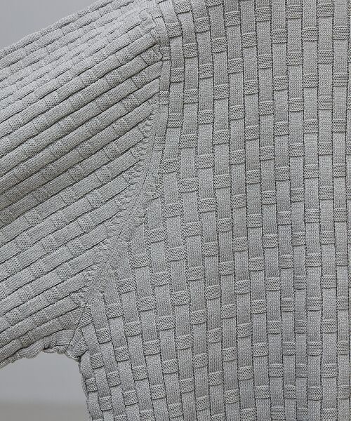 ABAHOUSE / アバハウス ニット・セーター | 【ハイストレッチ】ブロックチェック ジャガード タートルネック ニット | 詳細4