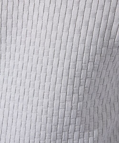 ABAHOUSE / アバハウス ニット・セーター | 【ハイストレッチ】ブロックチェック ジャガード タートルネック ニット | 詳細9