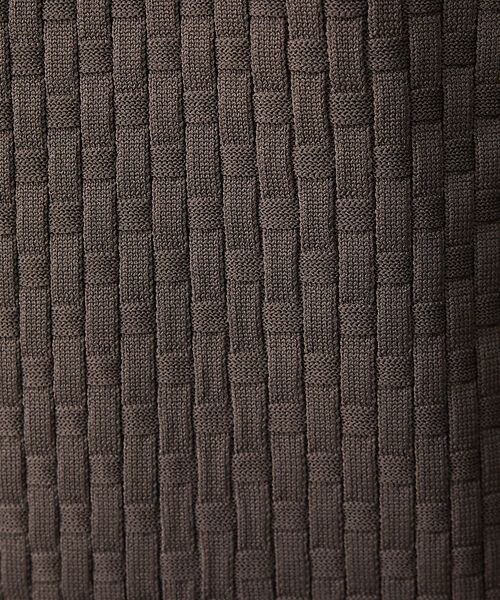 ABAHOUSE / アバハウス ニット・セーター | 【ハイストレッチ】ブロックチェック ジャガード タートルネック ニット | 詳細11