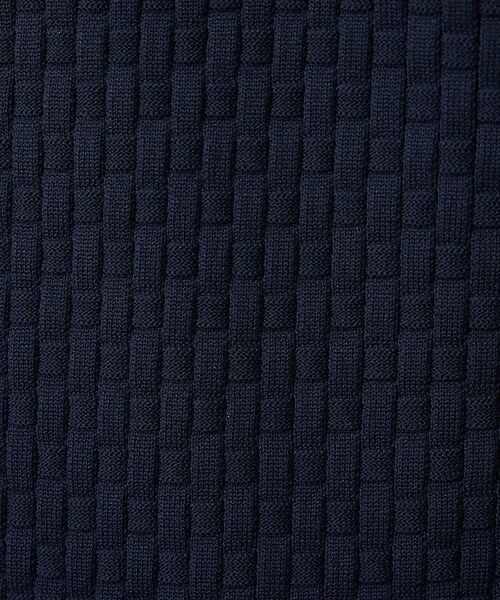 ABAHOUSE / アバハウス ニット・セーター | 【ハイストレッチ】ブロックチェック ジャガード タートルネック ニット | 詳細14