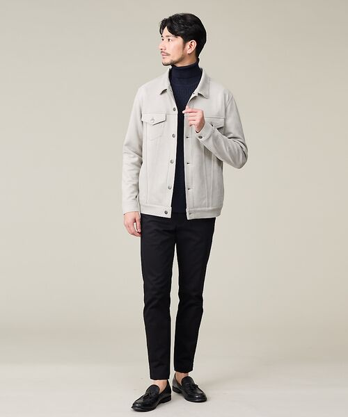 ABAHOUSE / アバハウス ニット・セーター | 【ハイストレッチ】ブロックチェック ジャガード タートルネック ニット | 詳細16