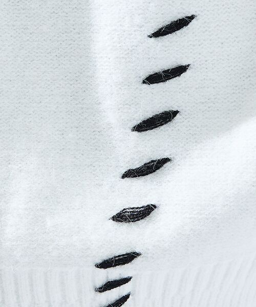 ABAHOUSE / アバハウス カーディガン・ボレロ | 【AH ABAHOUSE】ハンドステッチ カーディガン | 詳細1