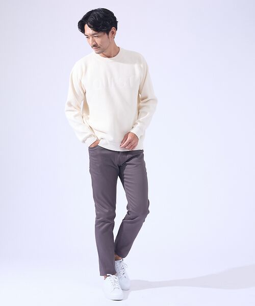 ABAHOUSE / アバハウス ニット・セーター | 【QUEST / ワンポイントロゴ】モールリンクス ニット | 詳細5