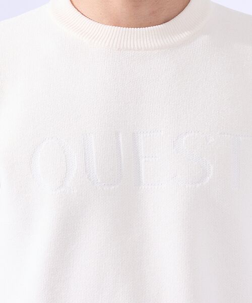 ABAHOUSE / アバハウス ニット・セーター | 【QUEST / ワンポイントロゴ】モールリンクス ニット | 詳細7
