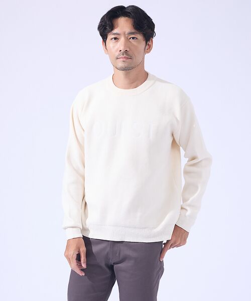 ABAHOUSE / アバハウス ニット・セーター | 【QUEST / ワンポイントロゴ】モールリンクス ニット | 詳細8