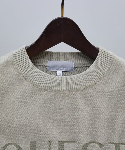 ABAHOUSE / アバハウス ニット・セーター | 【QUEST / ワンポイントロゴ】モールリンクス ニット | 詳細10