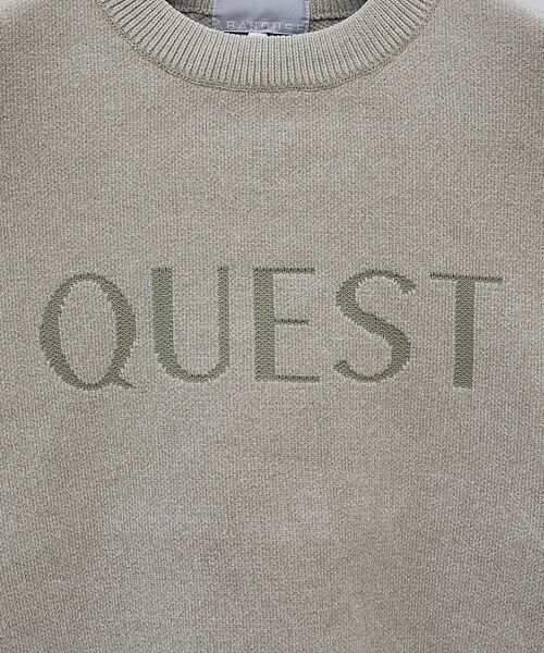 ABAHOUSE / アバハウス ニット・セーター | 【QUEST / ワンポイントロゴ】モールリンクス ニット | 詳細11