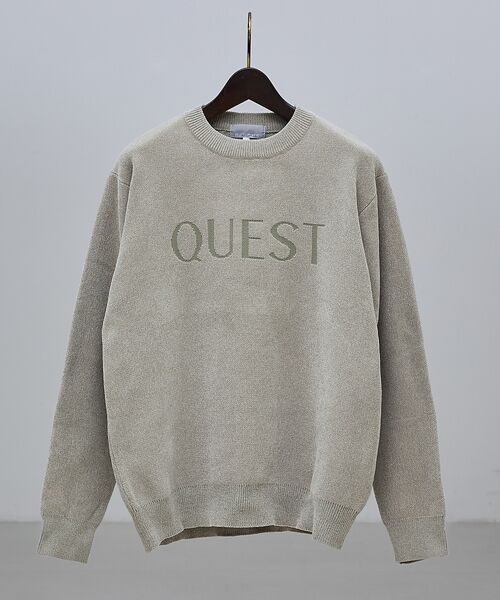 ABAHOUSE/アバハウス 【QUEST / ワンポイントロゴ】モールリンクス ニット【予約】 モカ 46 ABAHOUSE/アバハウス 【QUEST / ワンポイントロゴ】モールリンクス ニット【予約】 モカ 46