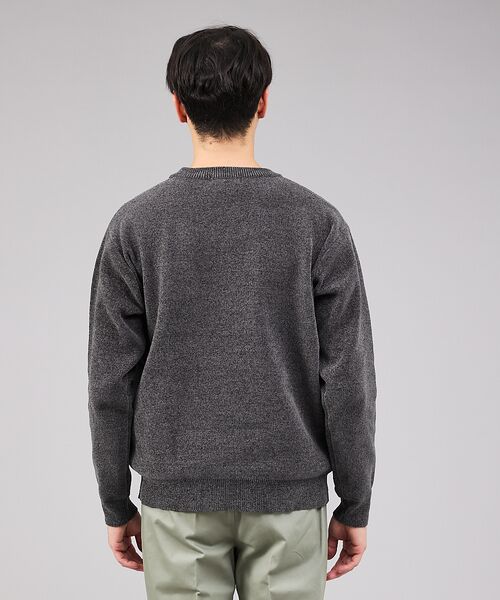ABAHOUSE / アバハウス ニット・セーター | 【QUEST / ワンポイントロゴ】モールリンクス ニット | 詳細16