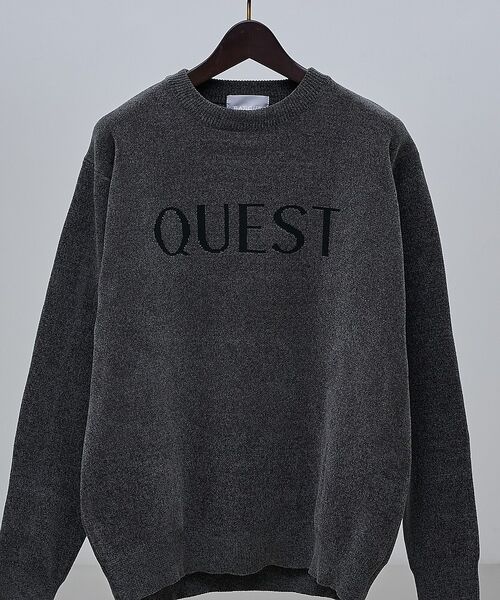 ABAHOUSE / アバハウス ニット・セーター | 【QUEST / ワンポイントロゴ】モールリンクス ニット | 詳細24