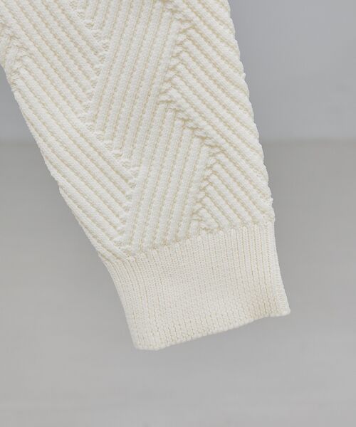 ABAHOUSE / アバハウス ニット・セーター | 【ジオメトリック柄 / 軽量】プルオーバーニット | 詳細4