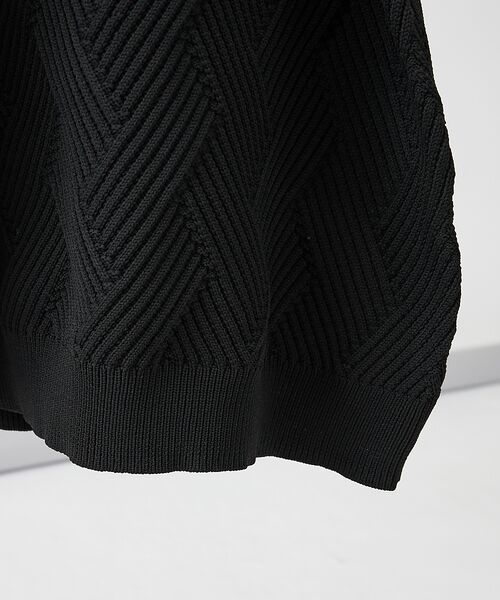 ABAHOUSE / アバハウス ニット・セーター | 【ジオメトリック柄 / 軽量】プルオーバーニット | 詳細28