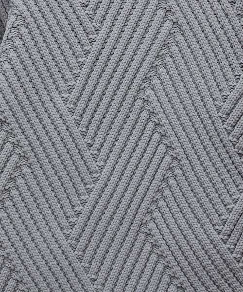 ABAHOUSE / アバハウス カーディガン・ボレロ | 【ジオメトリック柄 / 軽量】スタンド カーディガン | 詳細1