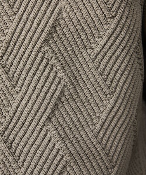 ABAHOUSE / アバハウス カーディガン・ボレロ | 【ジオメトリック柄 / 軽量】スタンド カーディガン | 詳細8