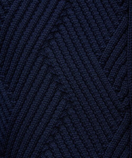 ABAHOUSE / アバハウス カーディガン・ボレロ | 【ジオメトリック柄 / 軽量】スタンド カーディガン | 詳細17