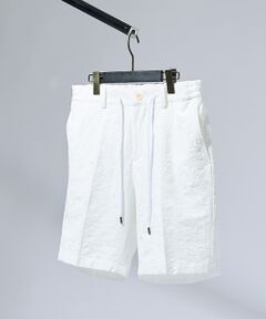 ABAHOUSE / アバハウス ショート・ハーフ・半端丈パンツ | フラワージャガード ショートパンツ