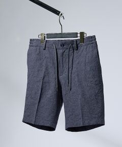 ABAHOUSE / アバハウス ショート・ハーフ・半端丈パンツ | フラワージャガード ショートパンツ