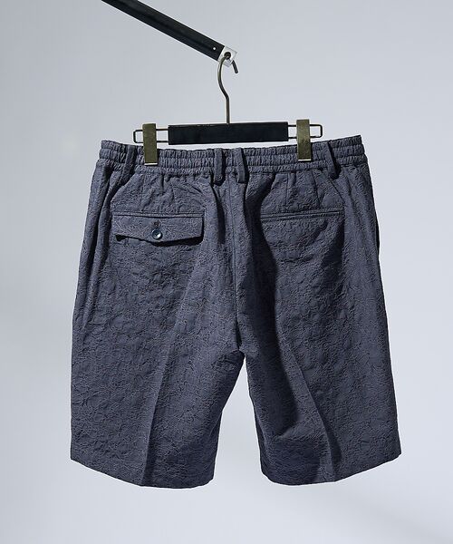 ABAHOUSE / アバハウス ショート・ハーフ・半端丈パンツ | フラワージャガード ショートパンツ | 詳細2