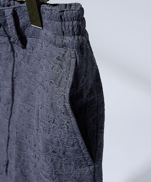 ABAHOUSE / アバハウス ショート・ハーフ・半端丈パンツ | フラワージャガード ショートパンツ | 詳細3