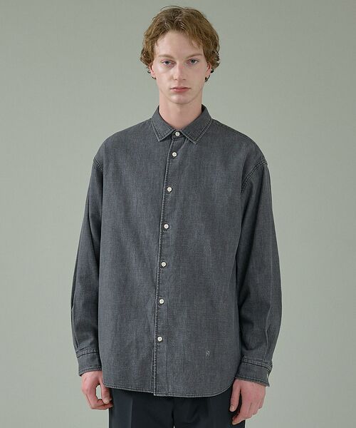 ABAHOUSE / アバハウス シャツ・ブラウス | 7.5オンス オーバーサイズ デニムシャツ / ライトオンスデニム【予約】 | 詳細5