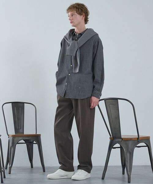 ABAHOUSE / アバハウス シャツ・ブラウス | 7.5オンス オーバーサイズ デニムシャツ / ライトオンスデニム【予約】 | 詳細7
