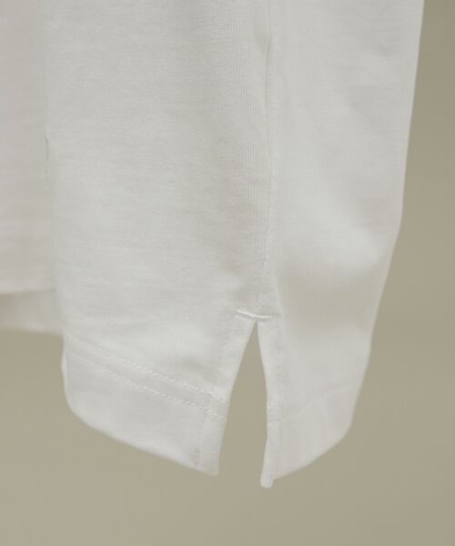 ABAHOUSE / アバハウス Tシャツ | ワンポイント刺繍　クルーネック長袖Tシャツ | 詳細4