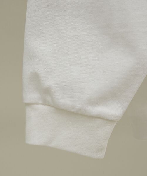 ABAHOUSE / アバハウス Tシャツ | ワンポイント刺繍　クルーネック長袖Tシャツ | 詳細5